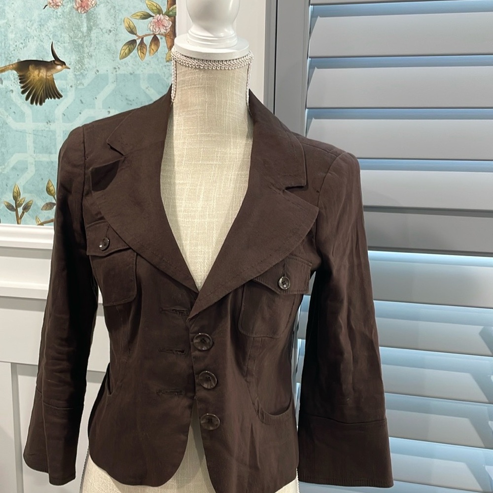 Bebe jacket and shorts size 4